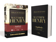 RVR, Biblia de Estudio Matthew Henry, Leathersoft, Negro, Interior a dos colores Matthew Henry Author