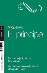 Principe, El. - Nicolás Maquiavelo