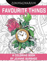 9788772010267 - Global Doodle Gems: Zenimaginarium Favourite Things: Adult coloringbook - Bog