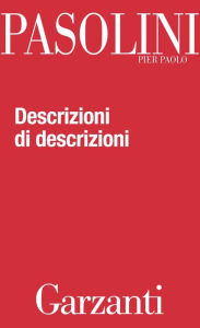 Descrizioni di descrizioni Pier Paolo Pasolini Author
