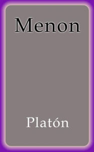 Menon Platón Author