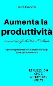 Aumenta la produttività con i consigli di Steve Pavlina Enrica Orecchia Traduce Steve Pavlina Author