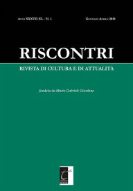 Riscontri. Rivista di Cultura e di Attualita: N. 1 (GENNAIO-APRILE 2018) Riscontri Author