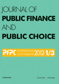Journal of Public Finance and Public Choice n. 1-3/2012: Rivista quadrimestrale in lingua inglese sull'economia delle scelte pubbliche Aa.Vv. Author