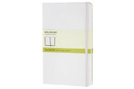 Moleskine Classic Notebook, Large, Plain, White, Hard Cover (5 x 8.25) - Moleskine
