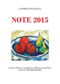 Note 2015 Carmelo Sciascia Author