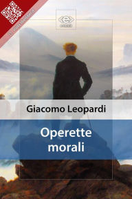 Operette morali Giacomo Leopardi Author