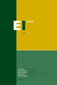 Encyclopaedia of Islam - Three 2012-2 Kate Fleet Editor