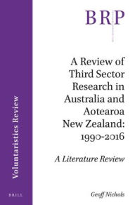 9789004355057 - Jenny Onyx: A Review of Third Sector Research in Australia and Aotearoa New Zealand: 1990?2016 - Bok