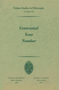 Centennial Year Number James K. Feibleman Author