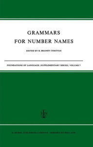 Grammars for Number Names H. Brandt Corstius Author