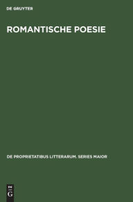 Romantische Poesie - De Gruyter