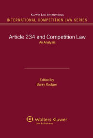 Article 234 and Competition Law: An Analysis Barry J. Rodger Author