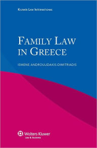 Family Law In Greece - Ismene Androulidakis-Dimitriadis