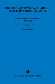 Comparative Law Yearbook of International Business Cumulative - Campbell