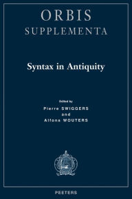 Syntax in Antiquity - P Swiggers