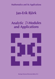 Analytic D-Modules and Applications Jan-Erik Björk Author