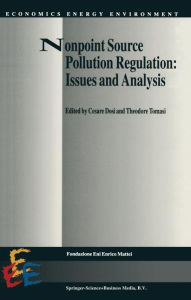 Nonpoint Source Pollution Regulation: Issues and Analysis Cesare Dosi Editor