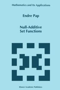 Null-Additive Set Functions E. Pap Author