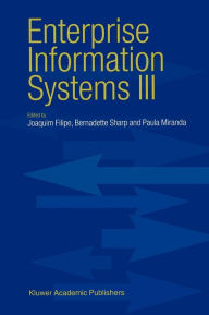 Enterprise Information Systems III Joaquim Filipe Editor