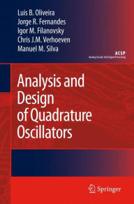 Analysis and Design of Quadrature Oscillators Luis B. Oliveira Author
