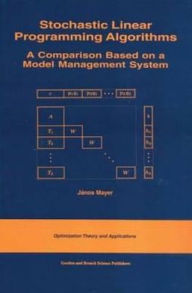 Stochastic Linear Programming Algorithms: A Comparison Based on a Model Management System Janos Mayer Author