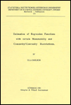 9789122016410 - Ulla Dahlbom: Estimation of Regression Functions with Certain Monotonicity and Concavity/Convexity Restrictions - Bok