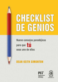 Checklist de Genios Dean Keith Simonton Author