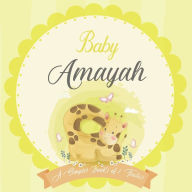 Baby Amayah A Simple Book of Firsts: A Baby Book and the Perfect Keepsake Gift for All Your Precious First Year Memories and Milestones Bendle Publish